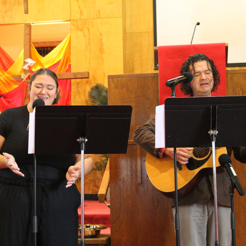 Kelly and JC Singing