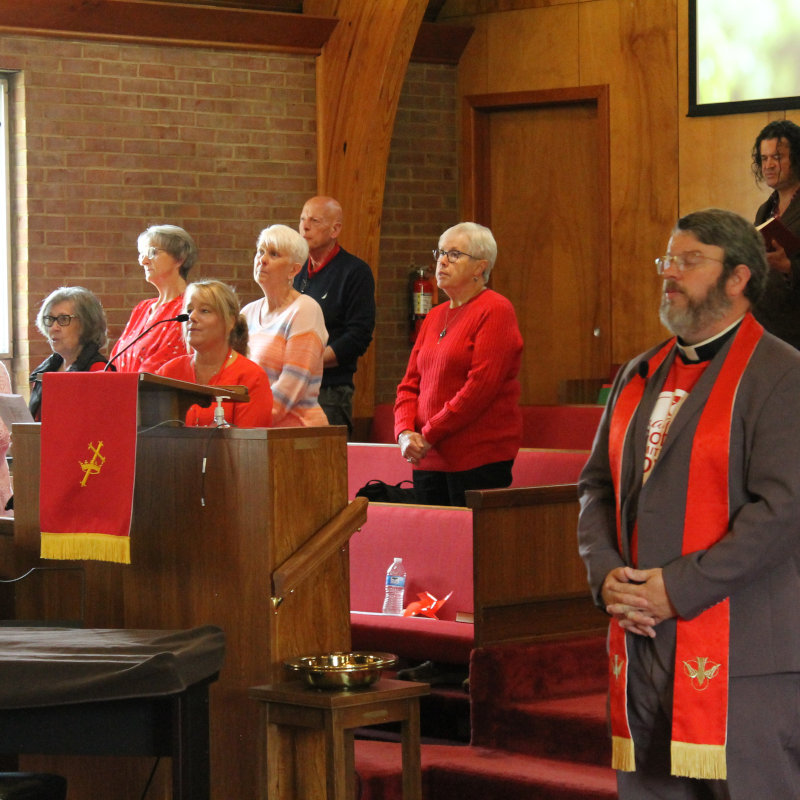 Choir singing